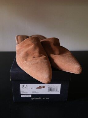 Splendid Lorelei Suede Mule in Ermine